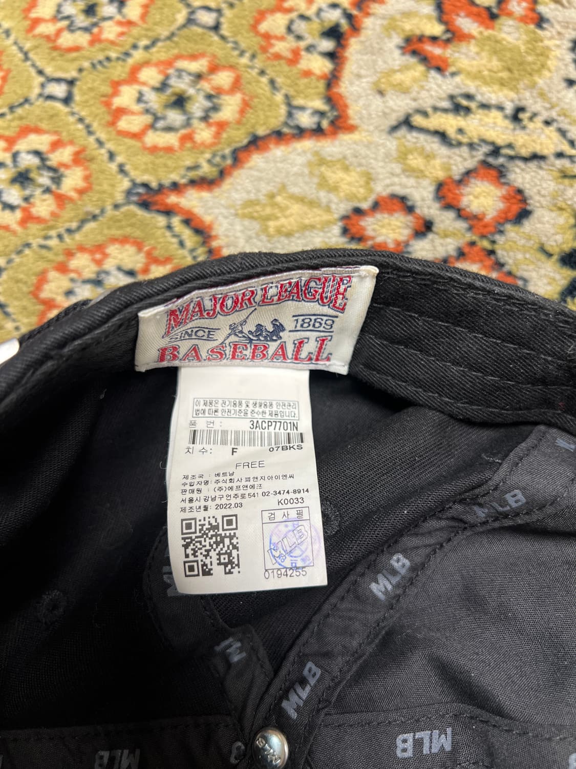 [OS] MLB LA 볼캡 블랙 상품이미지4