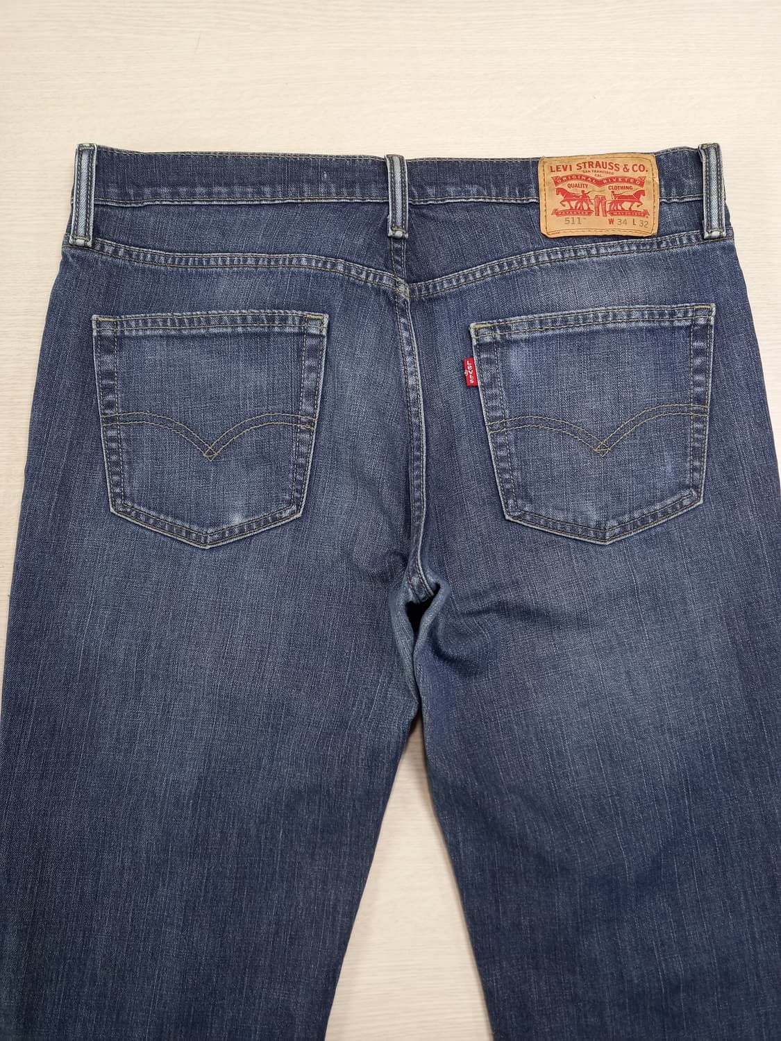 34 리바이스511 워싱 스판 슬림일자진 34-593 상품이미지4