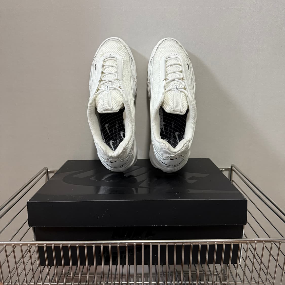 [260]나이키X꼼데가르송 옴므 플러스 에어맥스 TL 2.5 White 상품이미지4