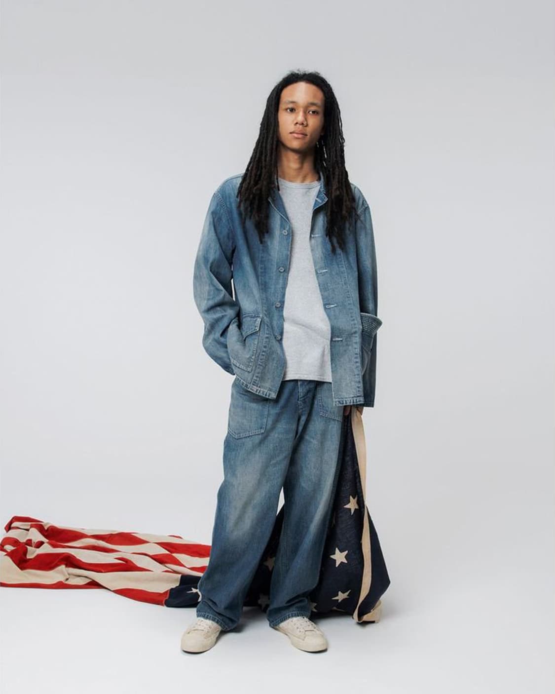 BOWWOW US Army M35 Denim Trousers 상품이미지1