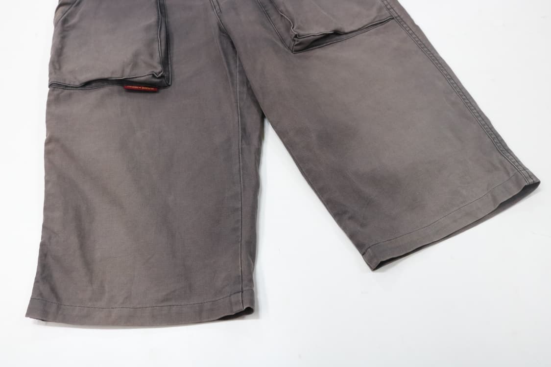 291295=HOMME 빈티지 차콜 페이디드 카고 하프 팬츠 (1) 상품이미지4