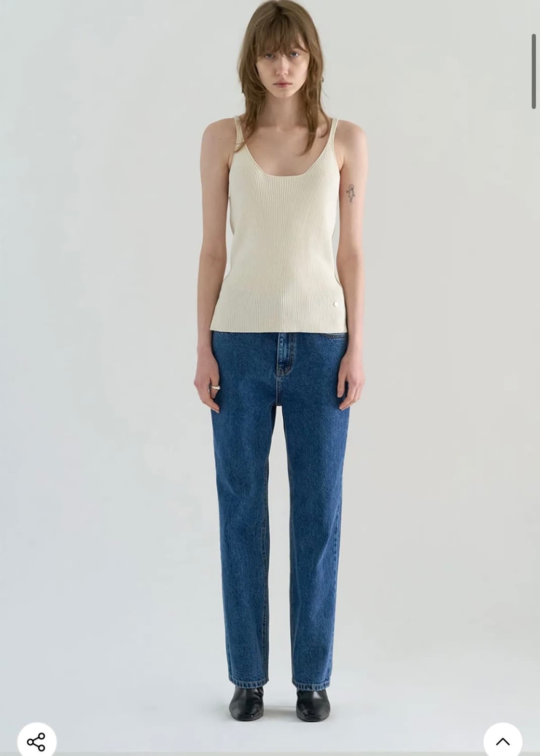 포허 시그니처 데님 블루S/블랙M 상품이미지2