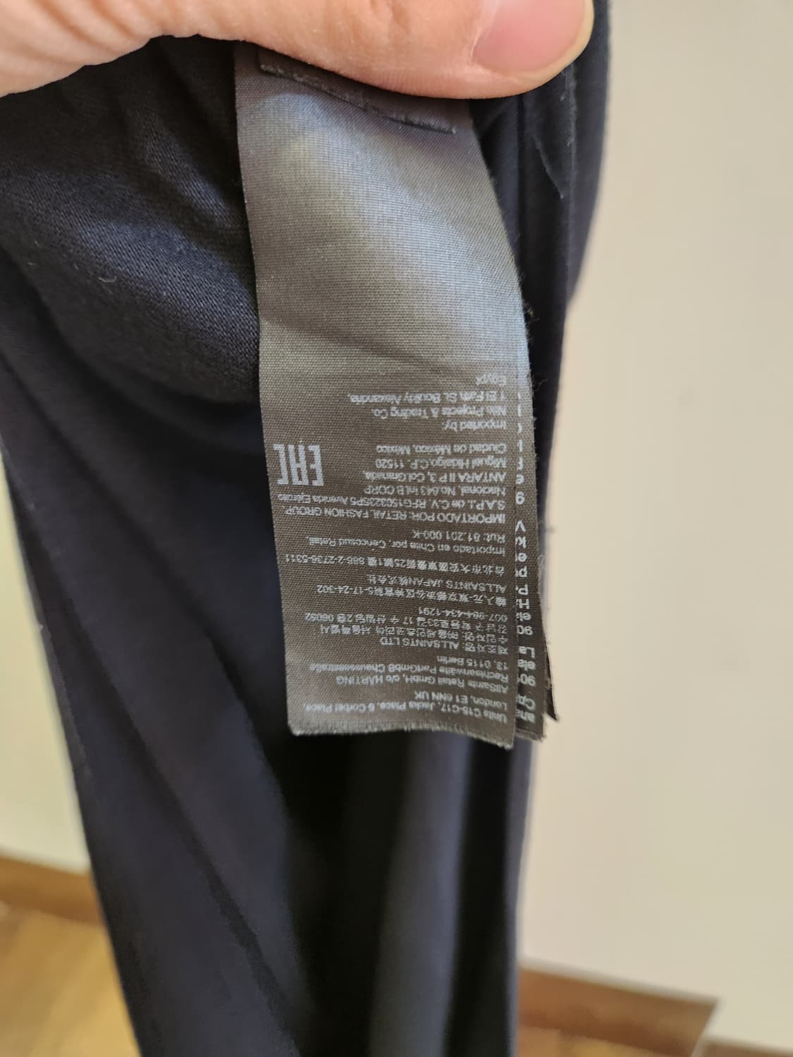 올세인츠 블랙 반팔 롱 원피스 상품이미지5