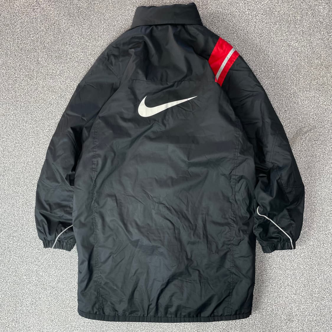 나이키 블랙 롱 코치 자켓 상품이미지2