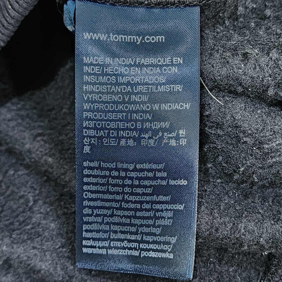 [L] TOMMY JEANS 로고 후드티 (네이비) 상품이미지5