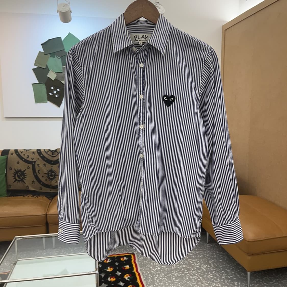 꼼데가르송 빈티지 스트라이프 키치 로고 셔츠 95 C07534 상품이미지3