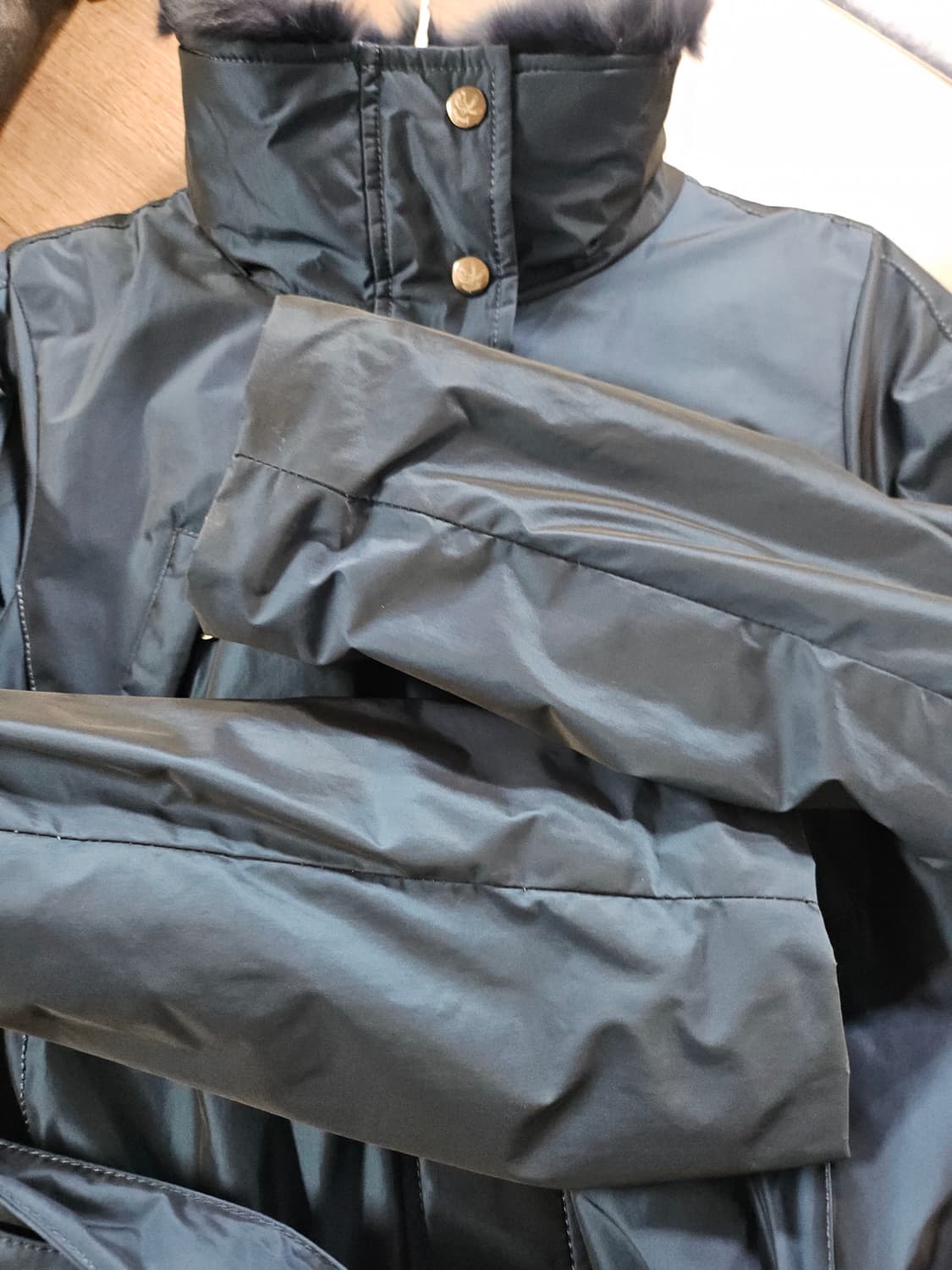 JANDIRO  블루톤 폭스퍼 자켓 95 상품이미지5