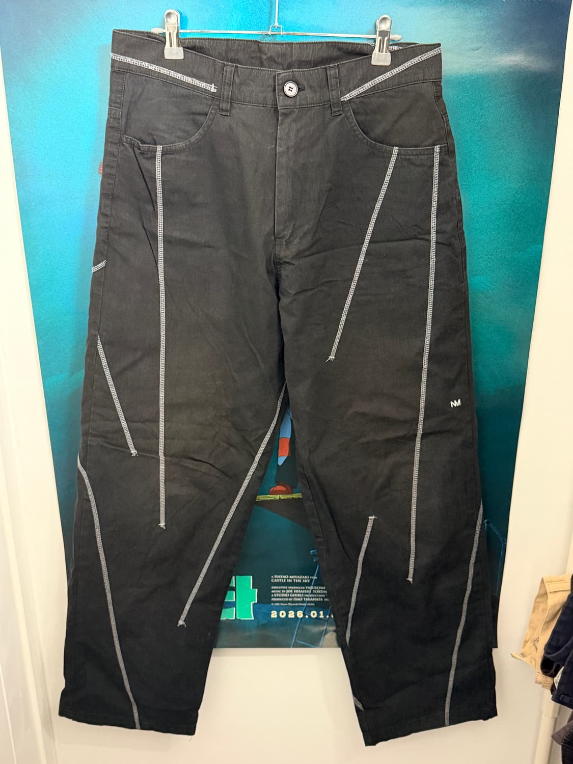 노메뉴얼 / S.L PANTS BLACK 상품이미지3