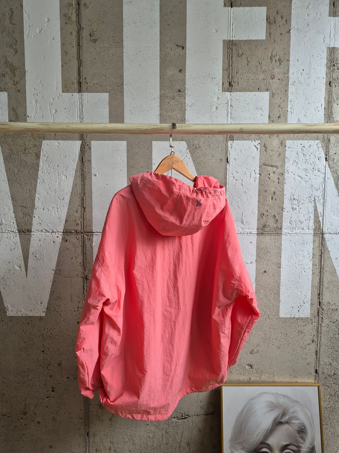특가)젝시믹스 오렌지핑크색 후드 바람막이 상품이미지4