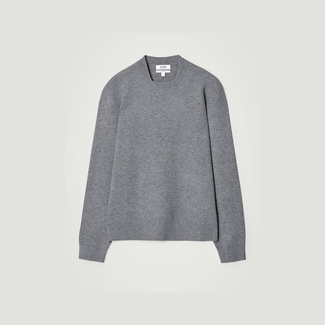 [새상품/XL] COS 더블페이스 보머 넥 니트 스웨터 상품이미지1