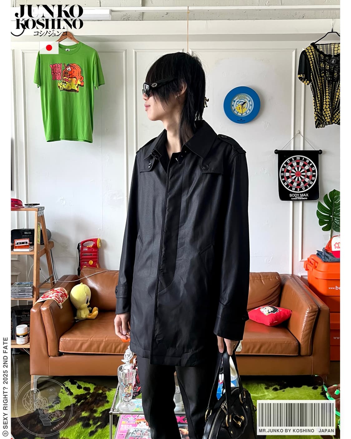 Mr.JUNKO by KOSHONO Rain Mac Coat 상품이미지1