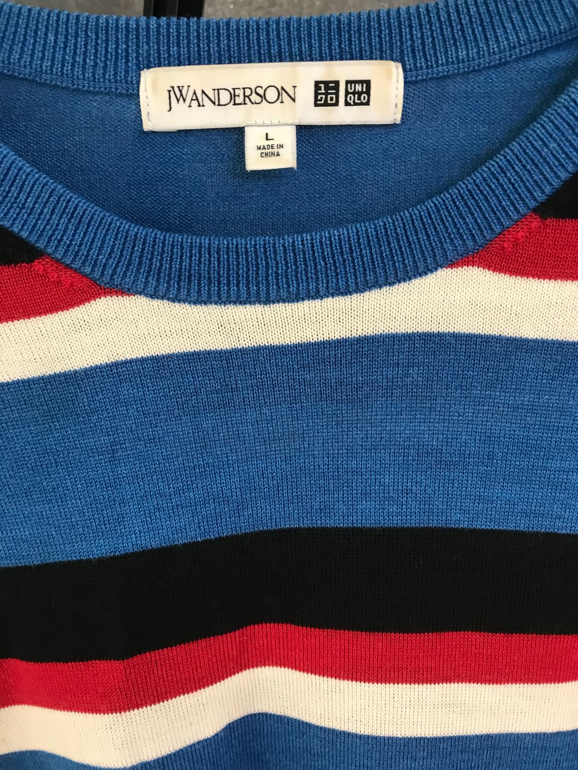 유니클로 JW 앤더슨 스트라이프 니트 L 상품이미지3