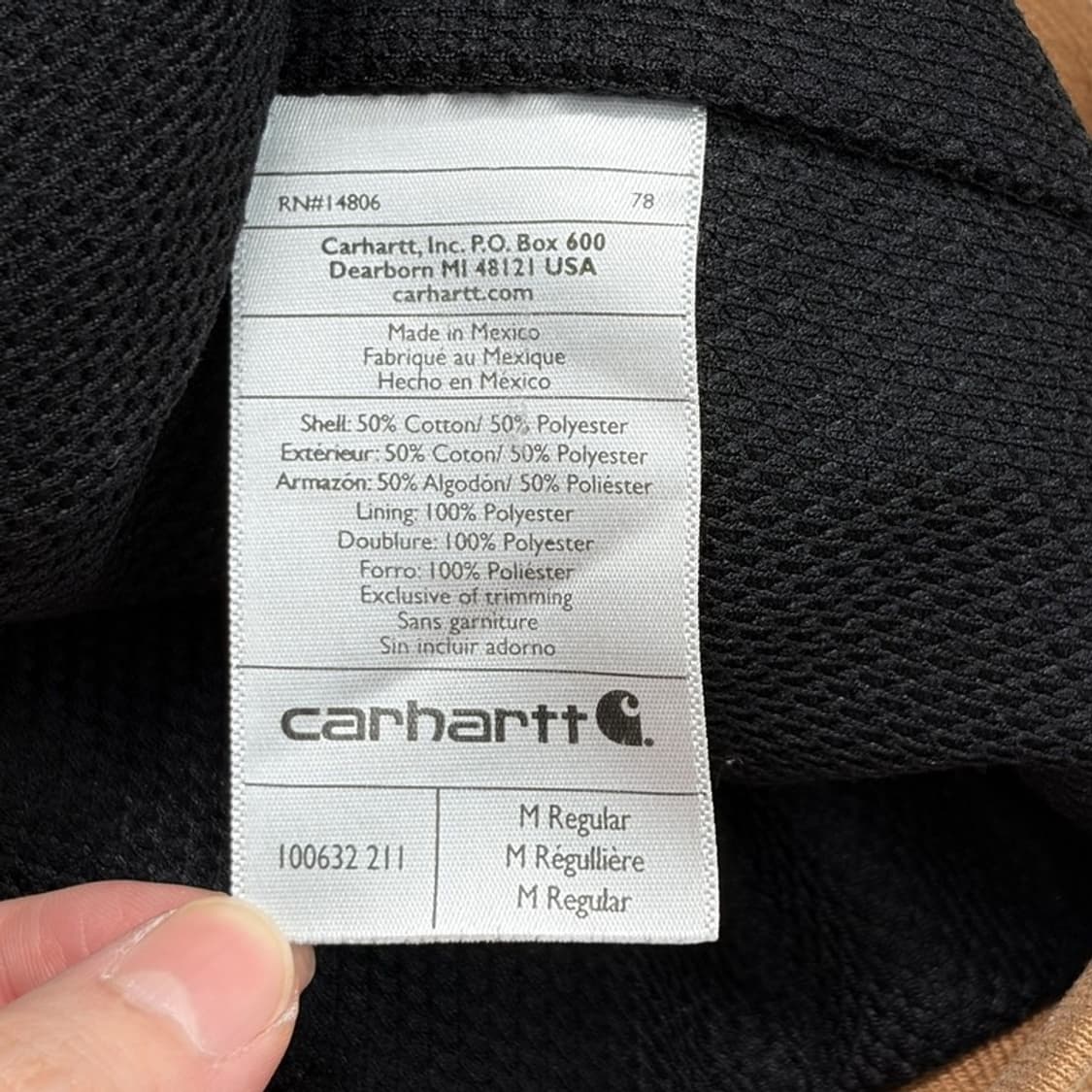 CARHARTT 써멀 후드 집업 M 상품이미지5