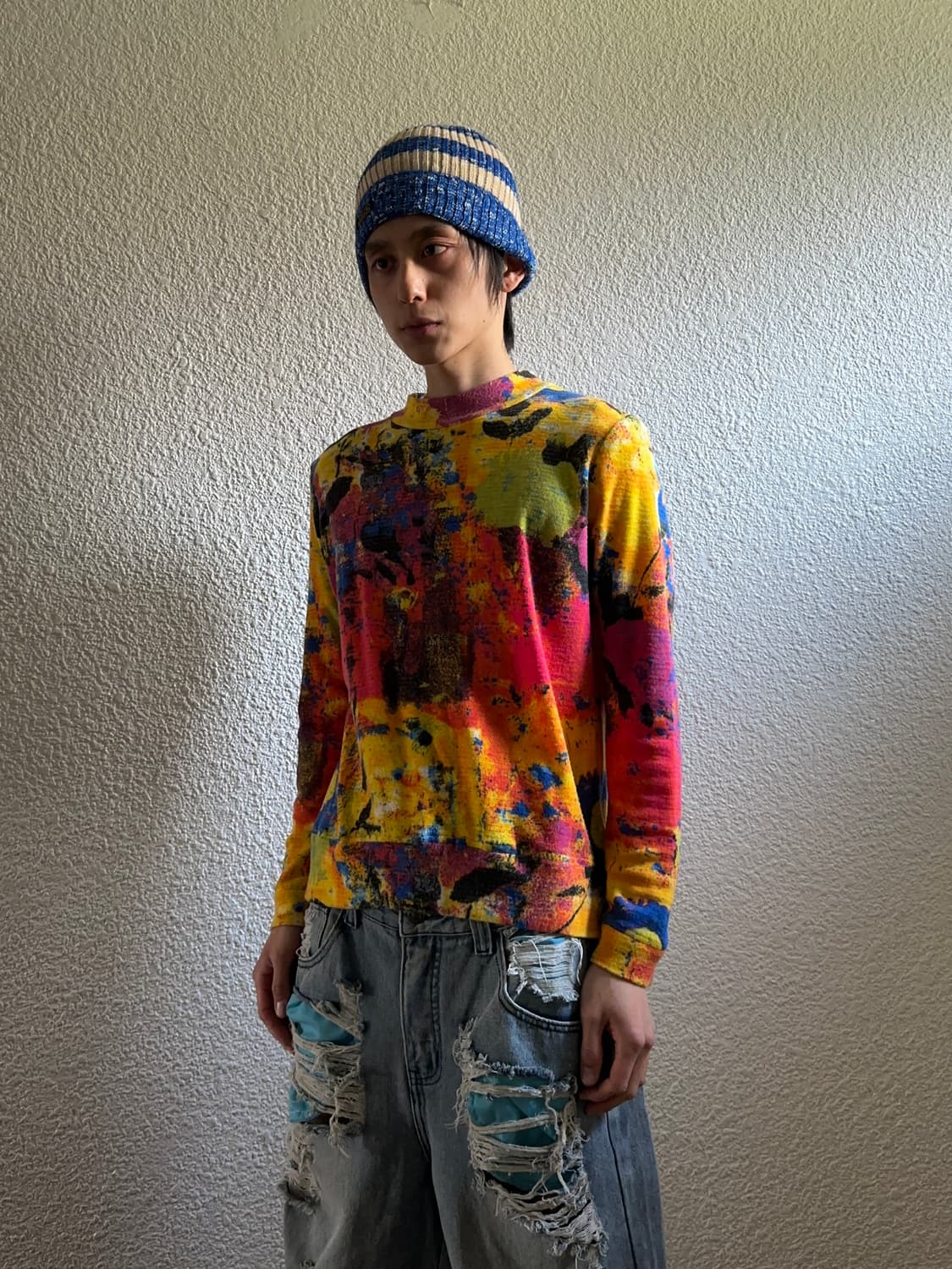 카오스 페인트 믹스 폴라 슬리브 상품이미지3