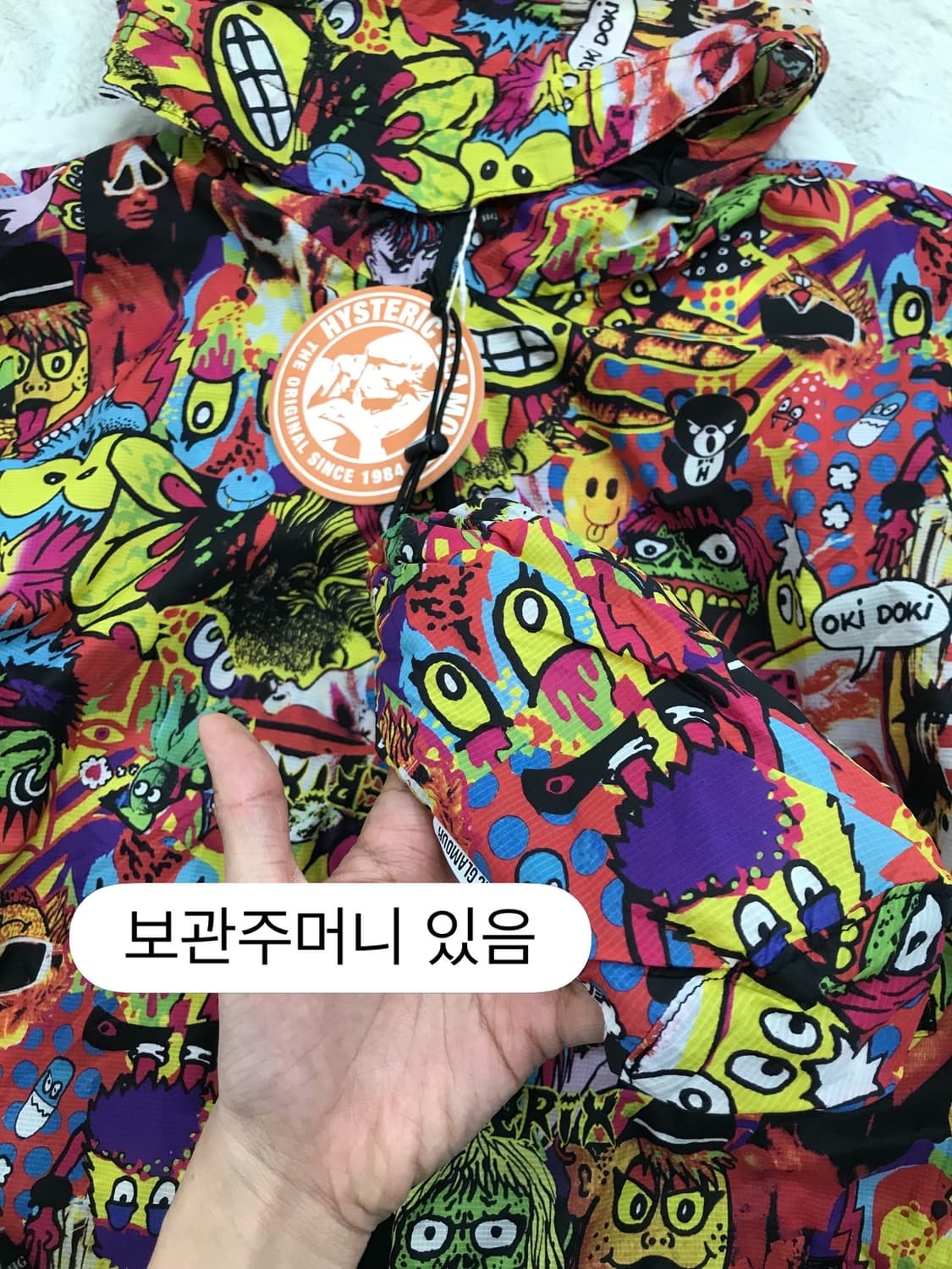 히스테릭글래머 X 스컬럭스 콜라보 바람막이(새상품) 상품이미지8