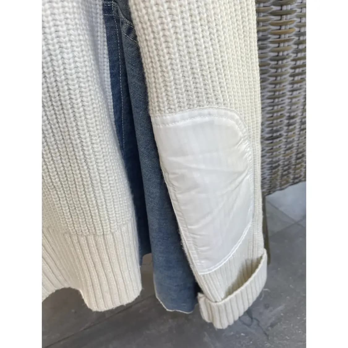 사카이 데님 니트 콤비 자켓  상품이미지3