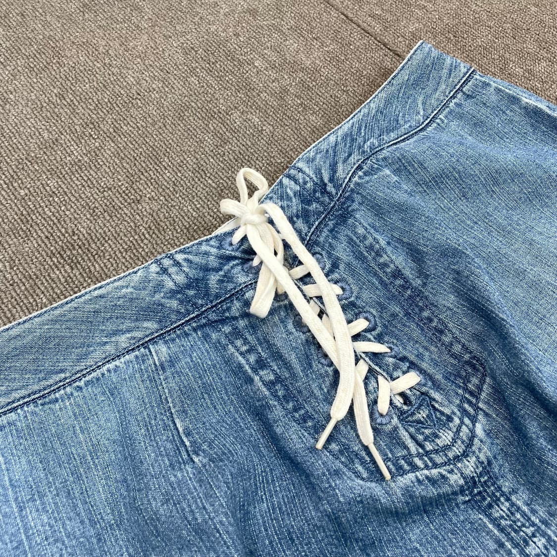 polo jeans 폴로진스 데님 롱스커트 4 상품이미지4