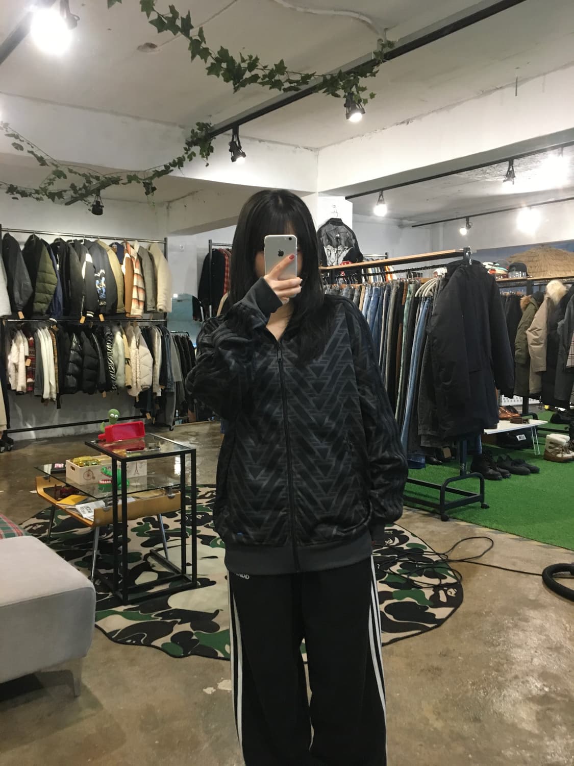 아디다스 구파이어버드 기하학 트랙탑 110 상품이미지5