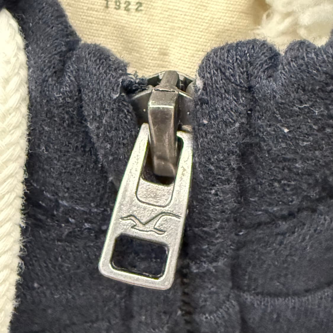 홀리스터 양털 네이비 후드집업 상품이미지8