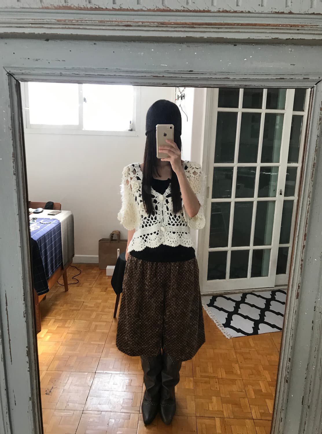 vintage crochet cardigan 상품이미지1