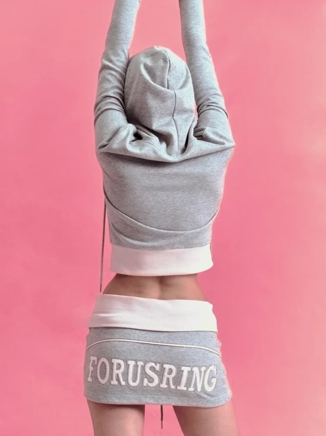 포이링 베베 카코 트레이닝 세트 그레이 상품이미지2