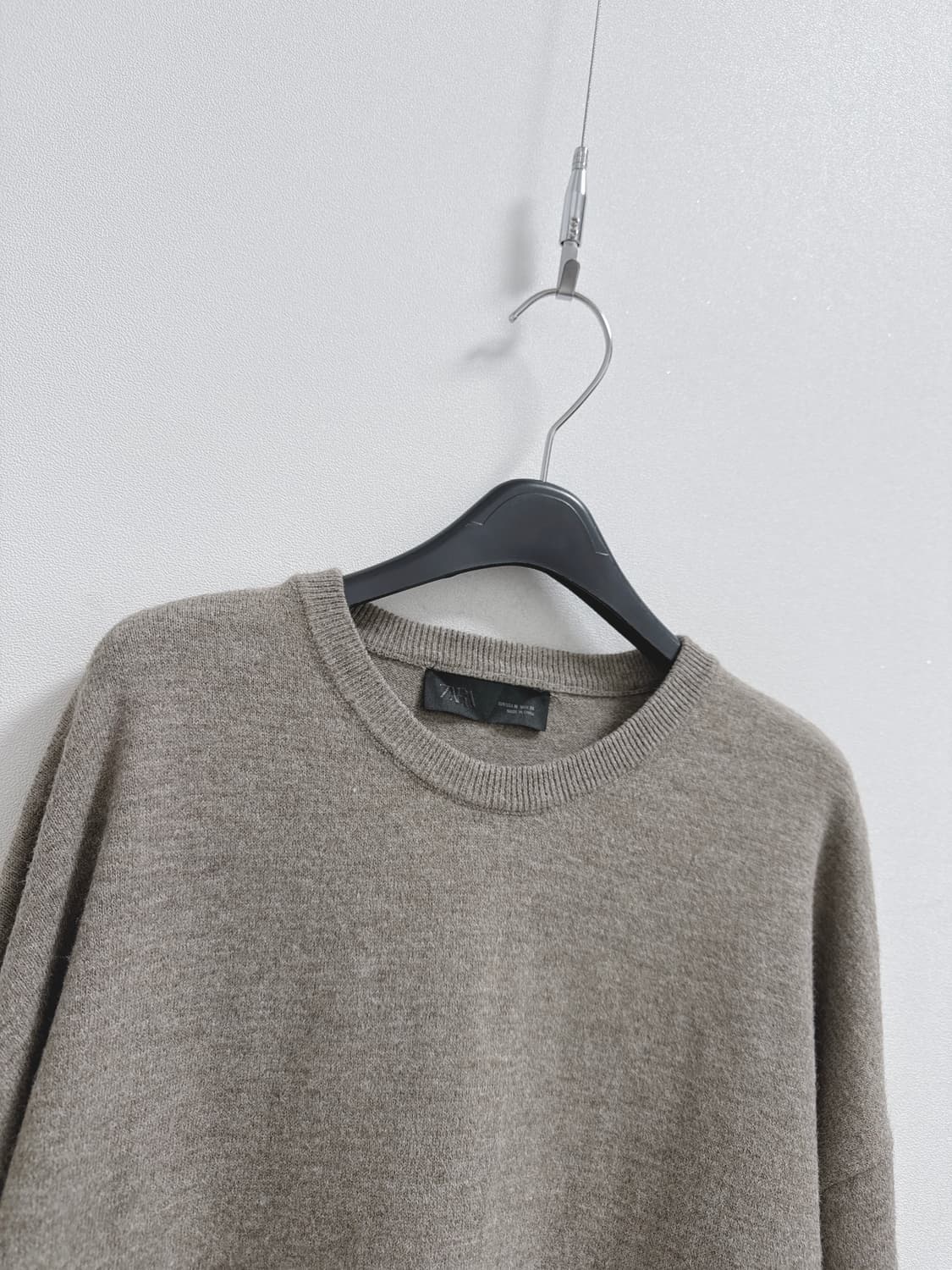 자라 콤비네이션 니트 점퍼 레이스 디테일  상품이미지8