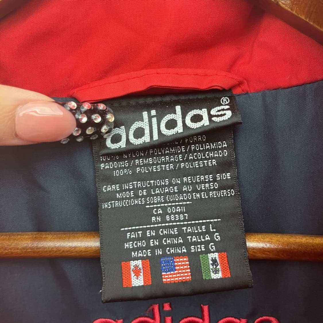 아디다스 올드스쿨 레트로 스펠아웃 워크 바람막이 자켓 105 C10596 상품이미지5