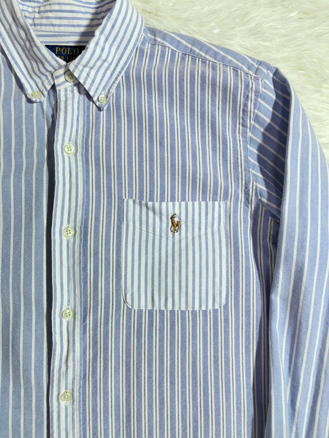폴로 랄프로렌 큐알 멀티포니 스트라이프 셔츠  상품이미지4