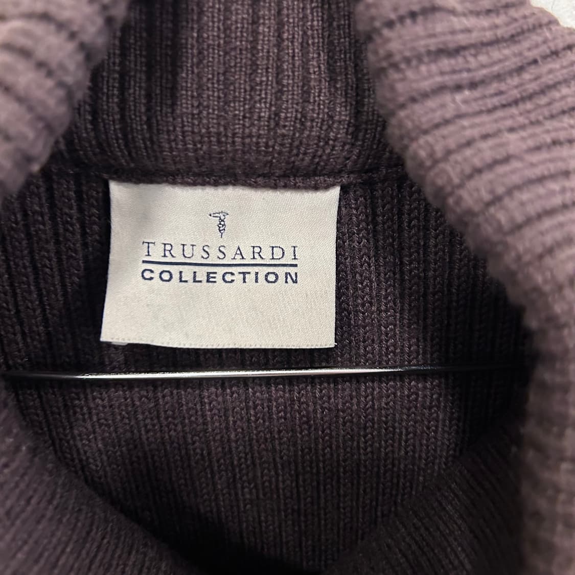 트루사르디 울 레더 믹스드 미니멀 자켓 상품이미지3