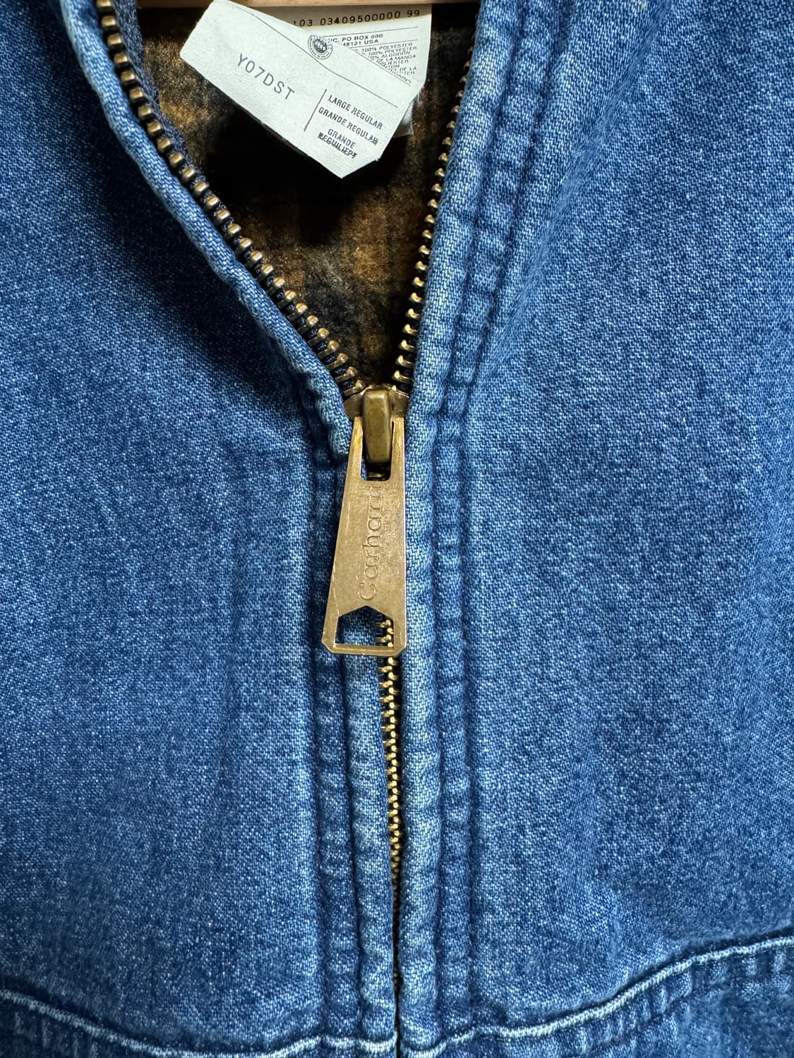 2001 빈티지 칼하트 데님 자켓 상품이미지2