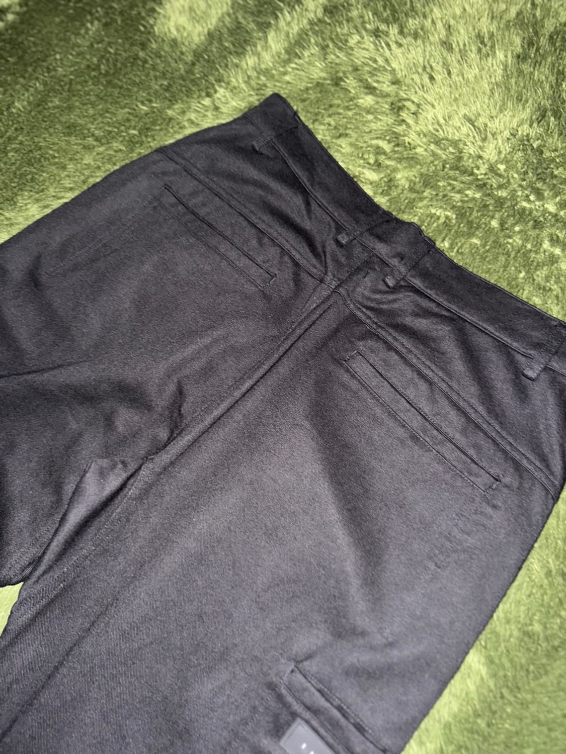 [M] IISE 이세 21fw 더블 프론트 워크 팬츠 블랙 상품이미지7