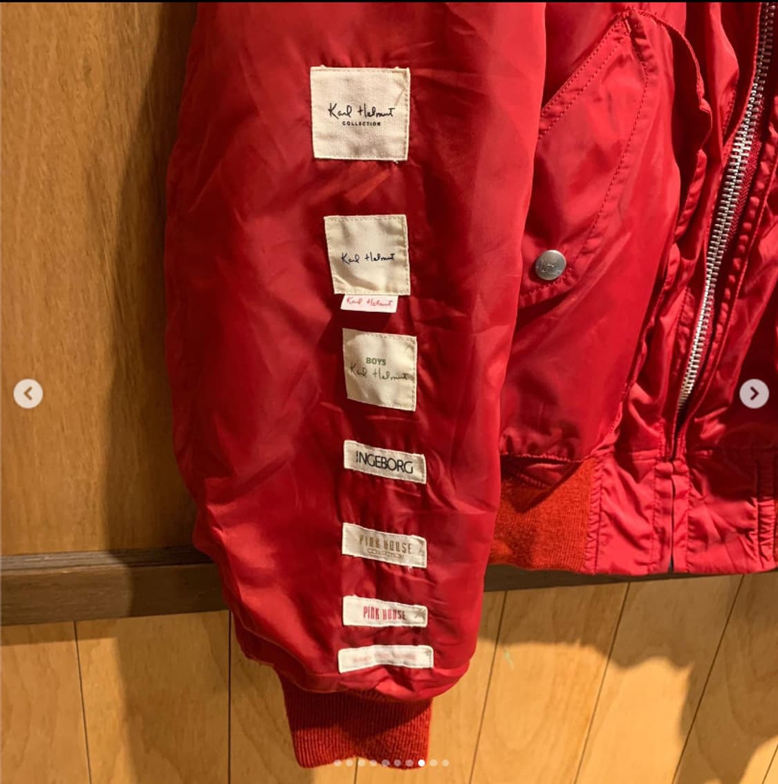 Karl Helmut X Pink house M-1 자켓 항공점퍼 봄버 상품이미지3