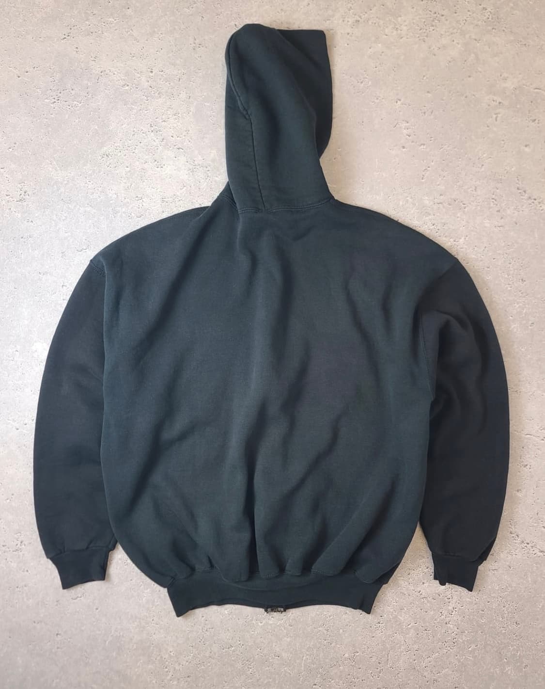 빈티지 러셀 애슬래틱 후드집업 블랙 상품이미지4