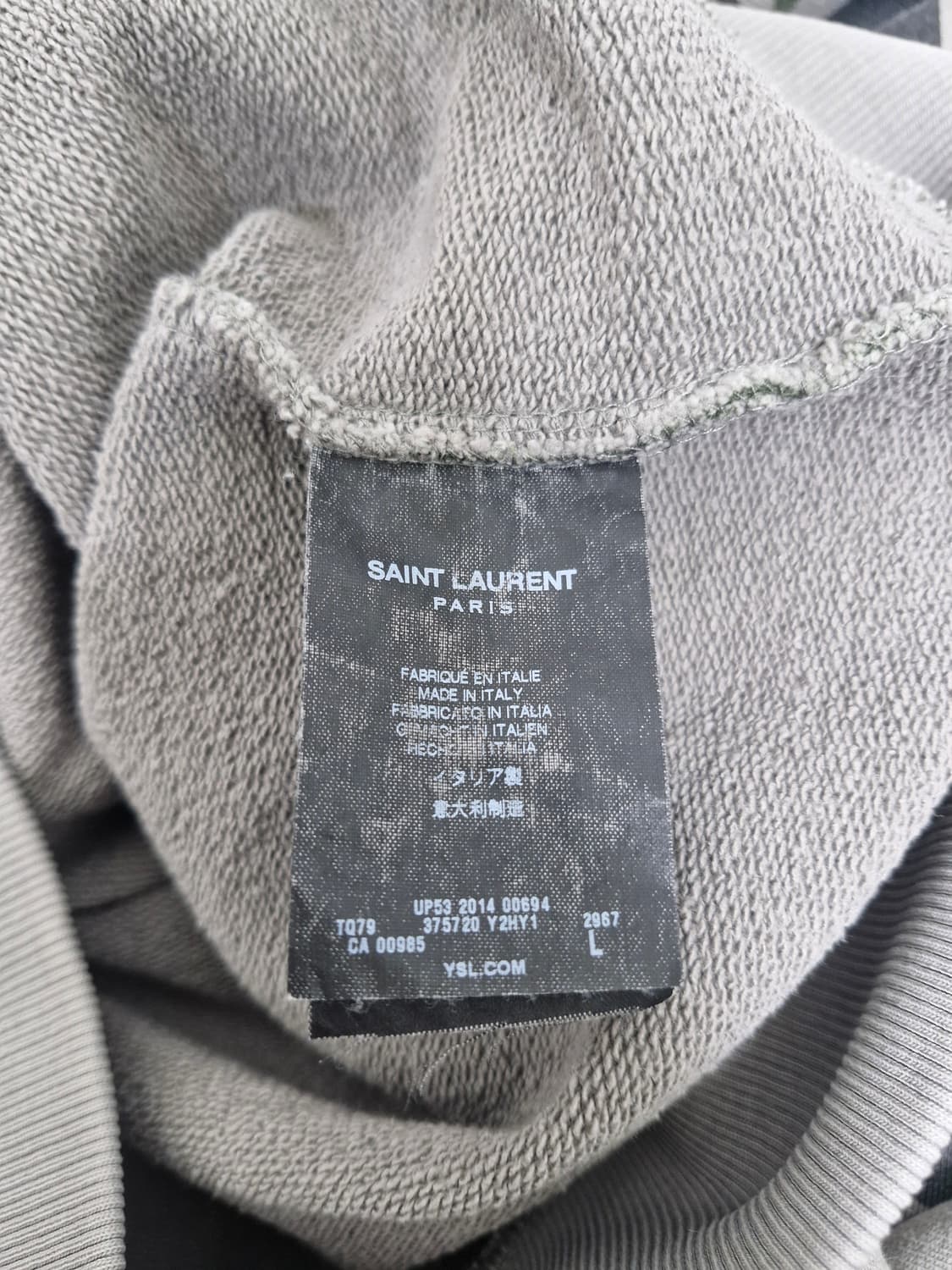 [L] SLP 생로랑 SS15 카모 스웻셔츠 상품이미지5