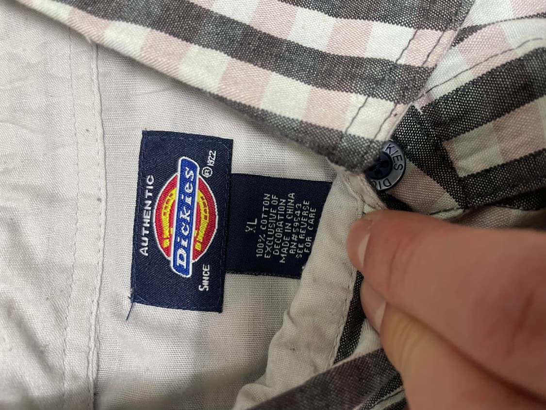 Dickies - 체크패턴 셔츠 (XL 추천) 상품이미지3