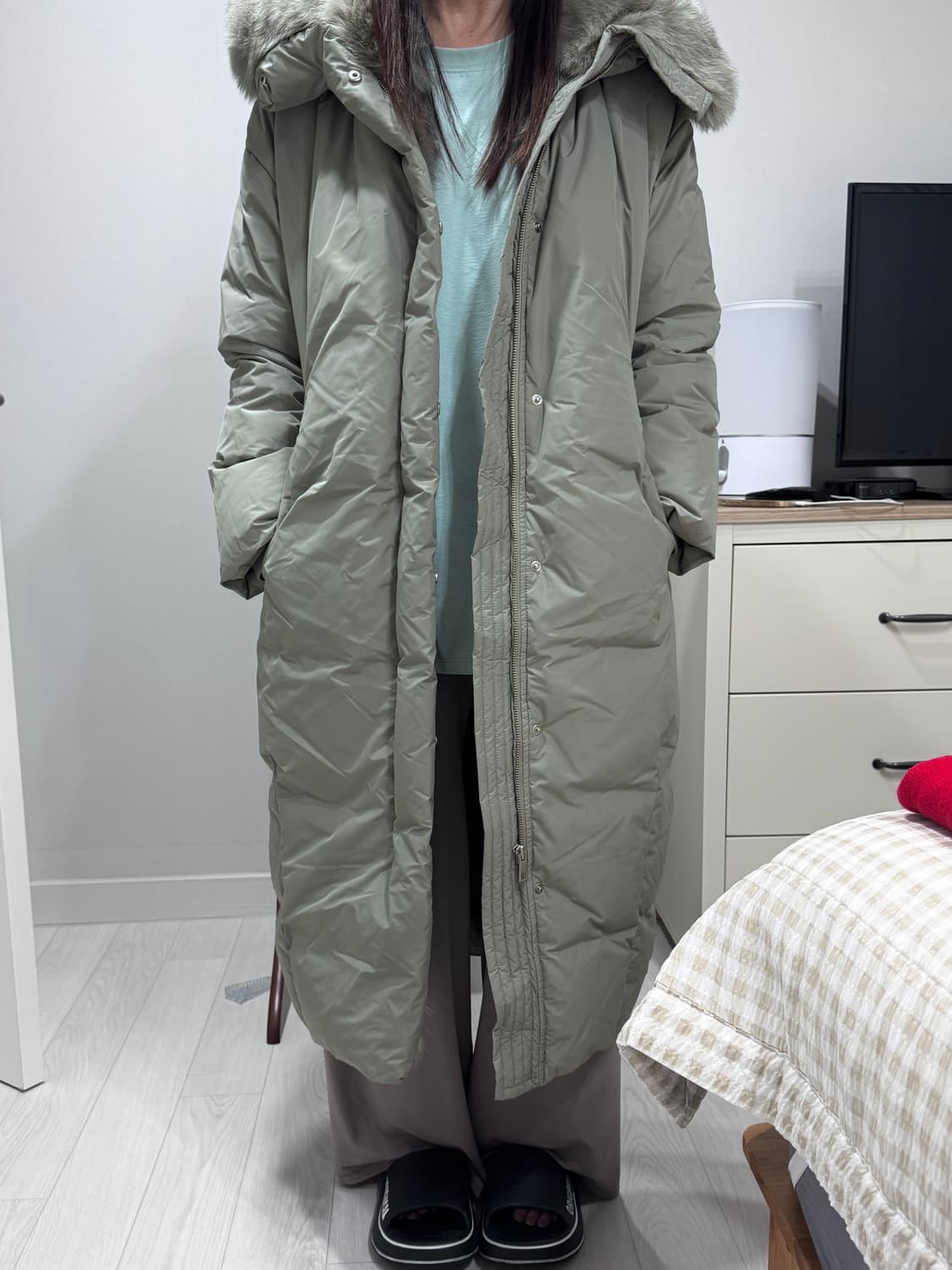 온앤온 사가퍼 구스털 롱패딩 55 상품이미지6