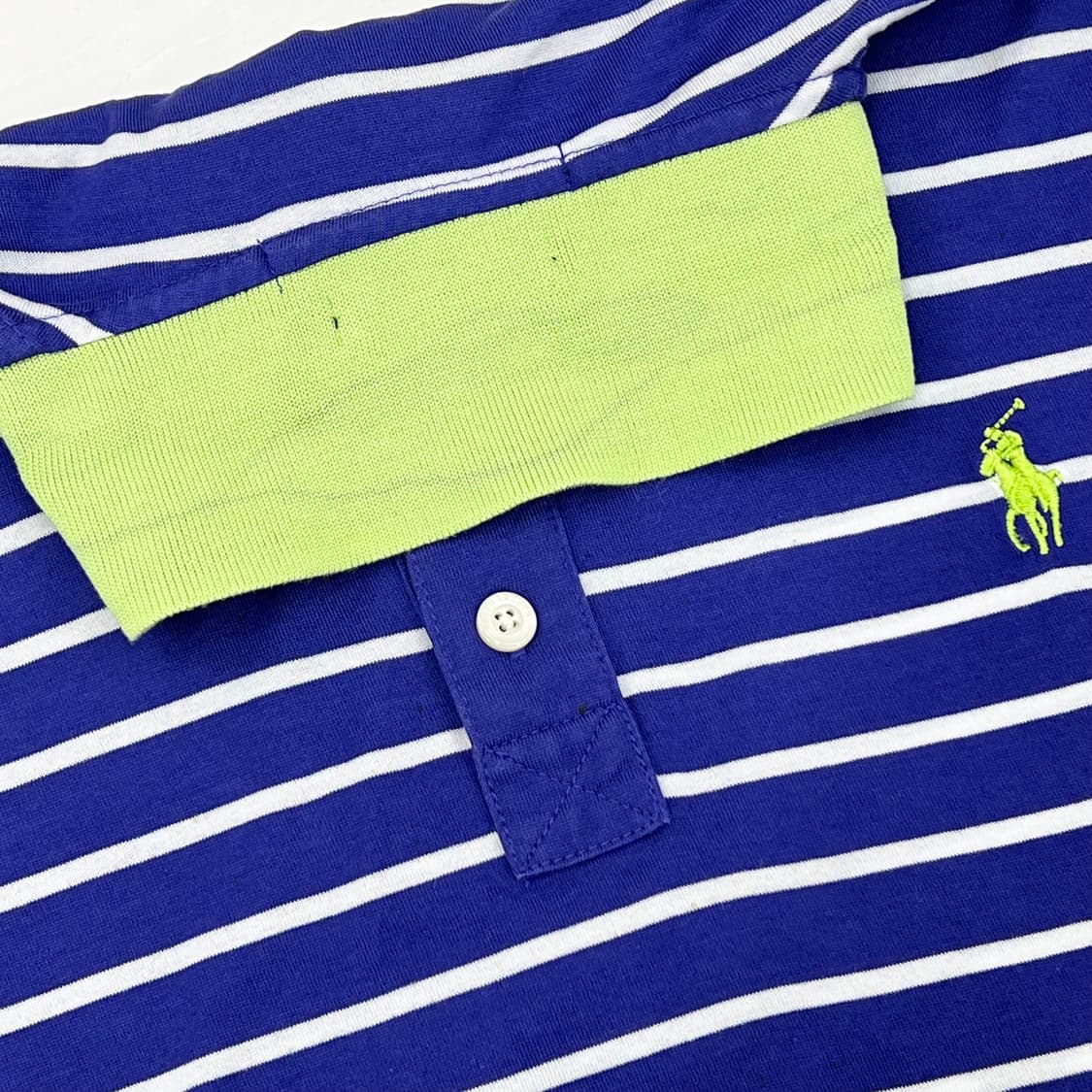 폴로 랄프로렌 스트라이프 반팔 카라티 M 상품이미지8