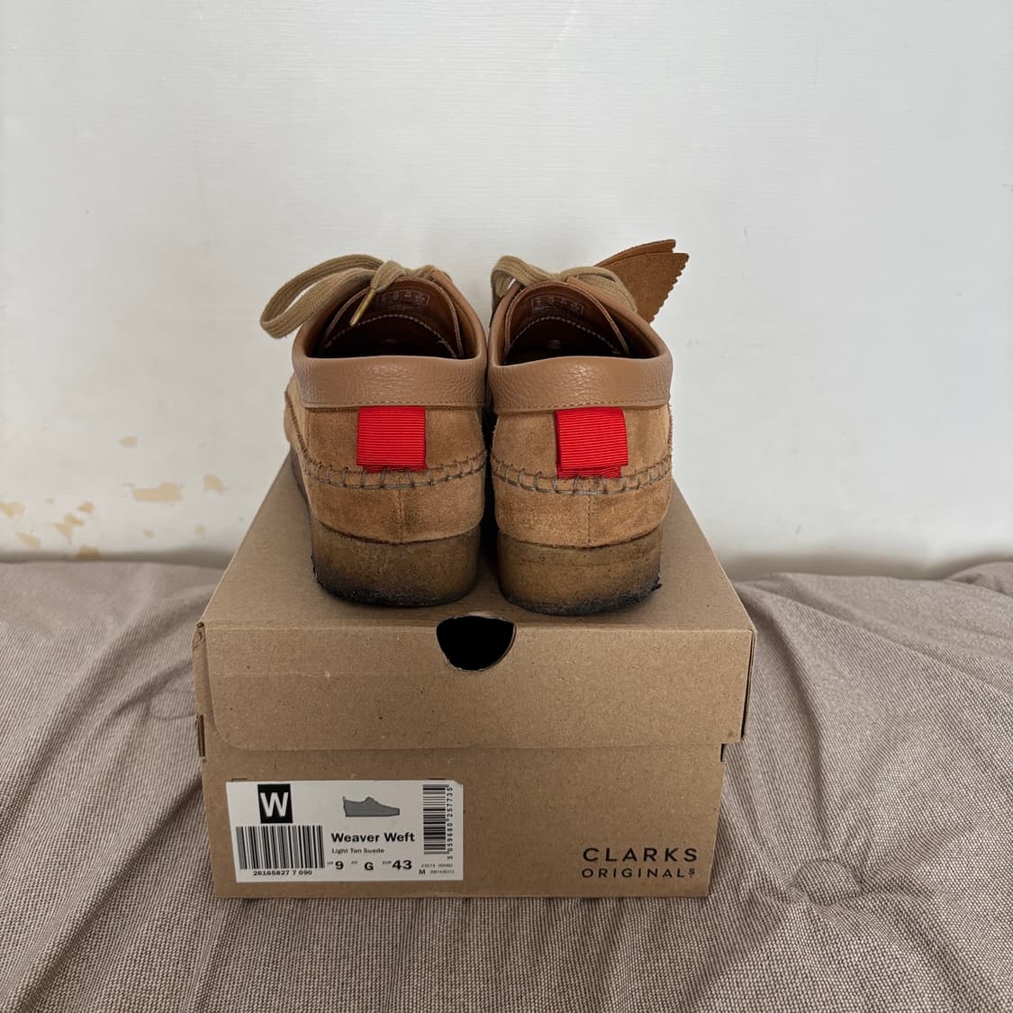 [EU43] 클락스 위버 웨프트 라이트 탠 스웨이드 상품이미지3