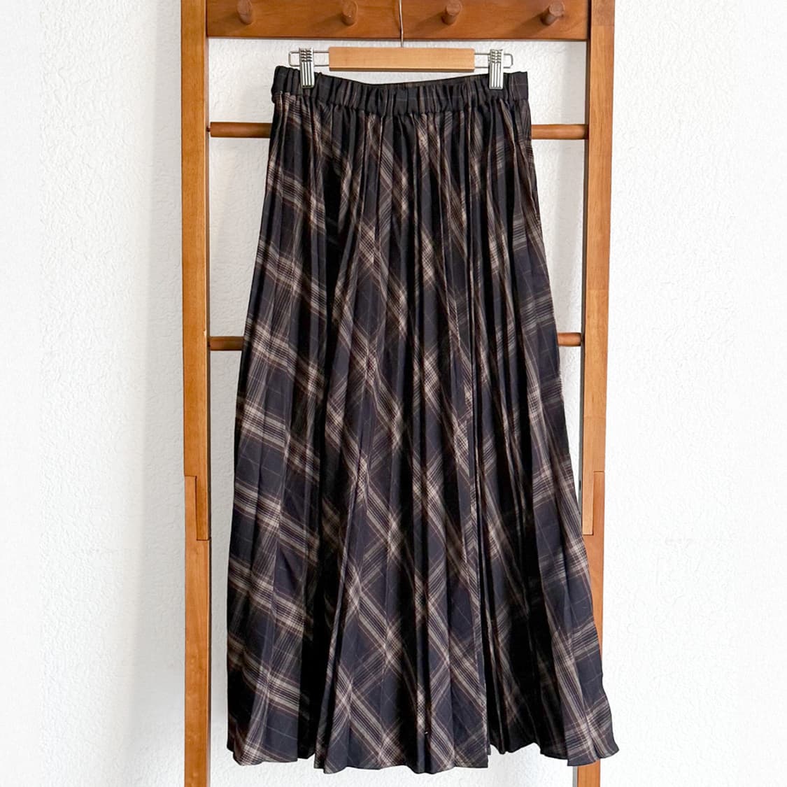 요루체크 플리츠 스커트  상품이미지8