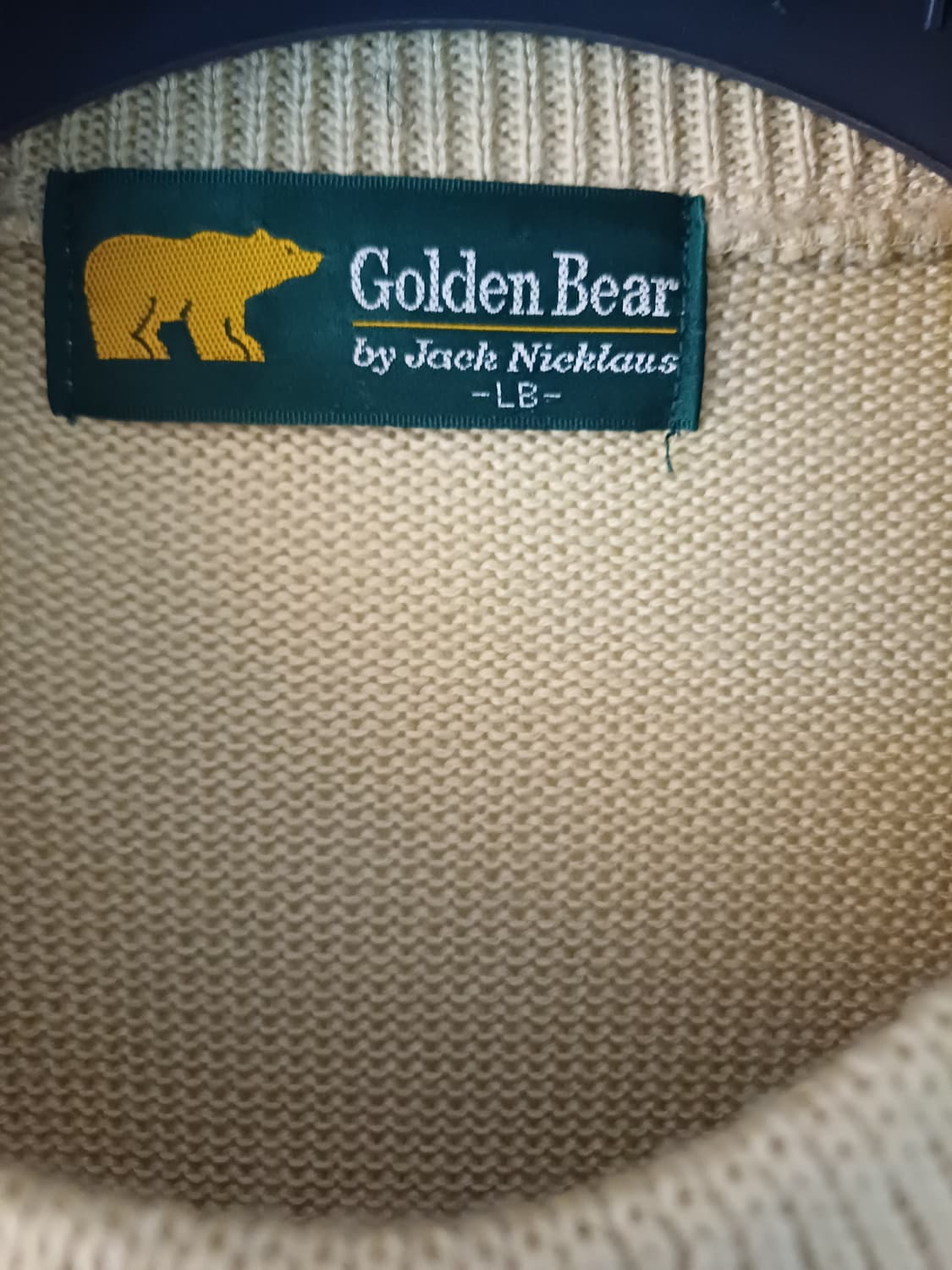 Golden Bear 빈티지 패턴 니트 L 상품이미지4