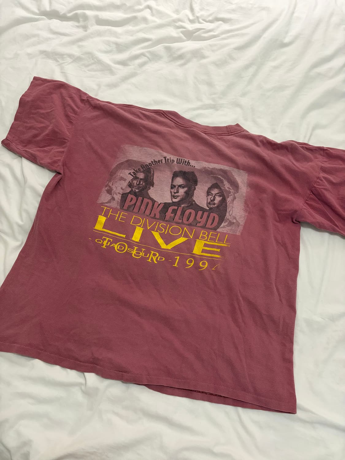 [XL-XXL] 빈티지 90‘s 핑크플로이드 94년도 투어 부틀랙 티셔츠 상품이미지2