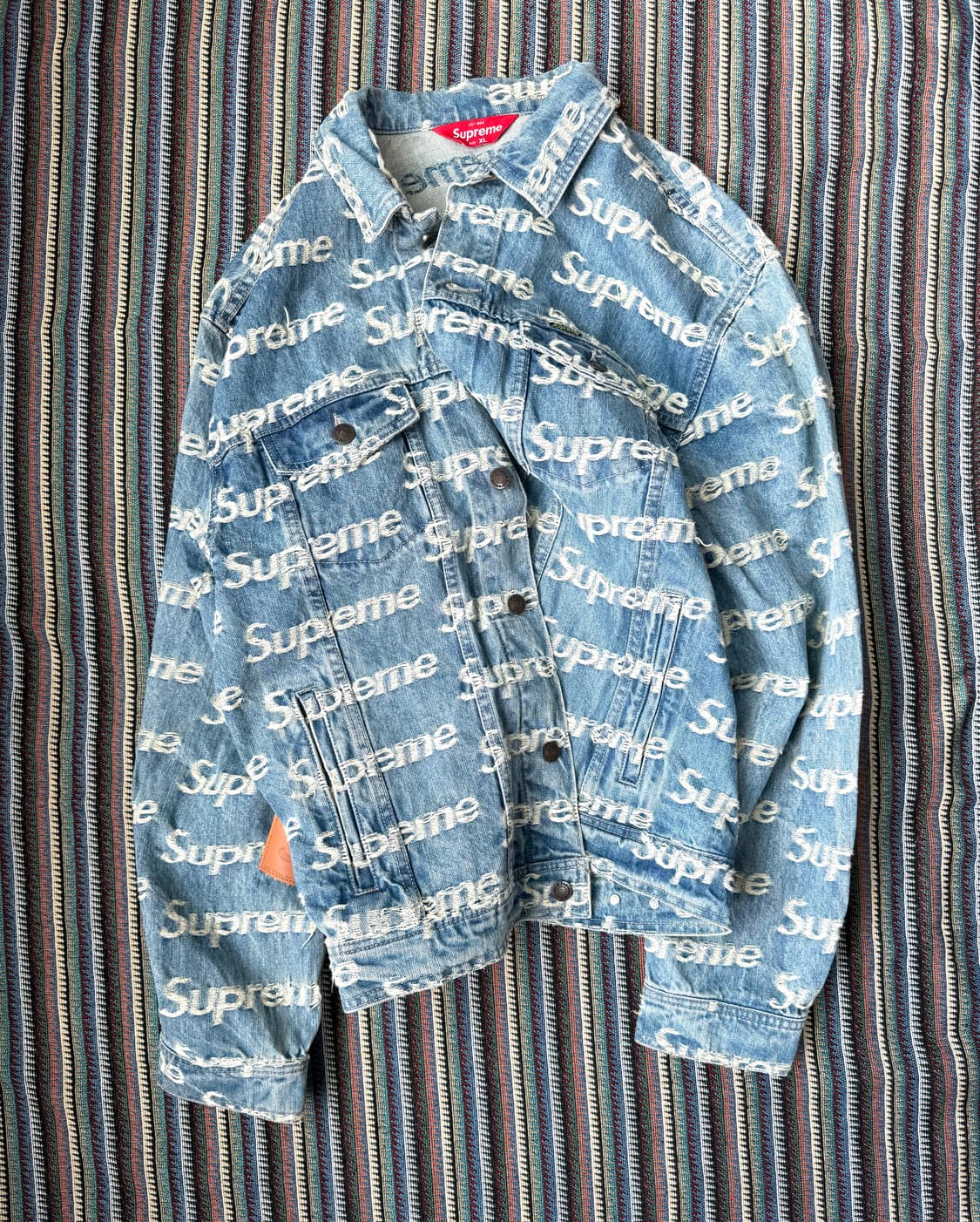 슈프림 프레이드 데님 자켓 상품이미지2