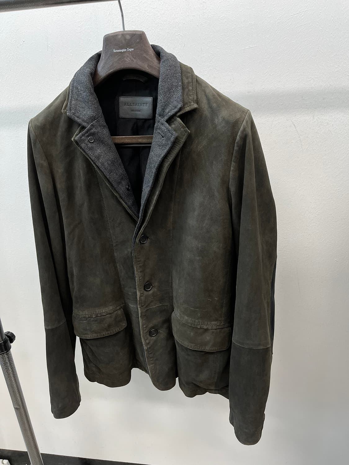 100) 올세인츠 스웨이드 블레이져  상품이미지1