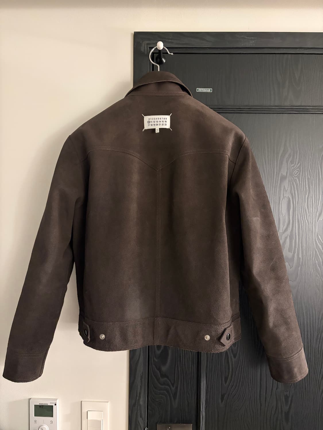 [50] 메종 마르지엘라 리버시블 카프스킨 스웨이드 레더 가죽 크롭 자켓 상품이미지5