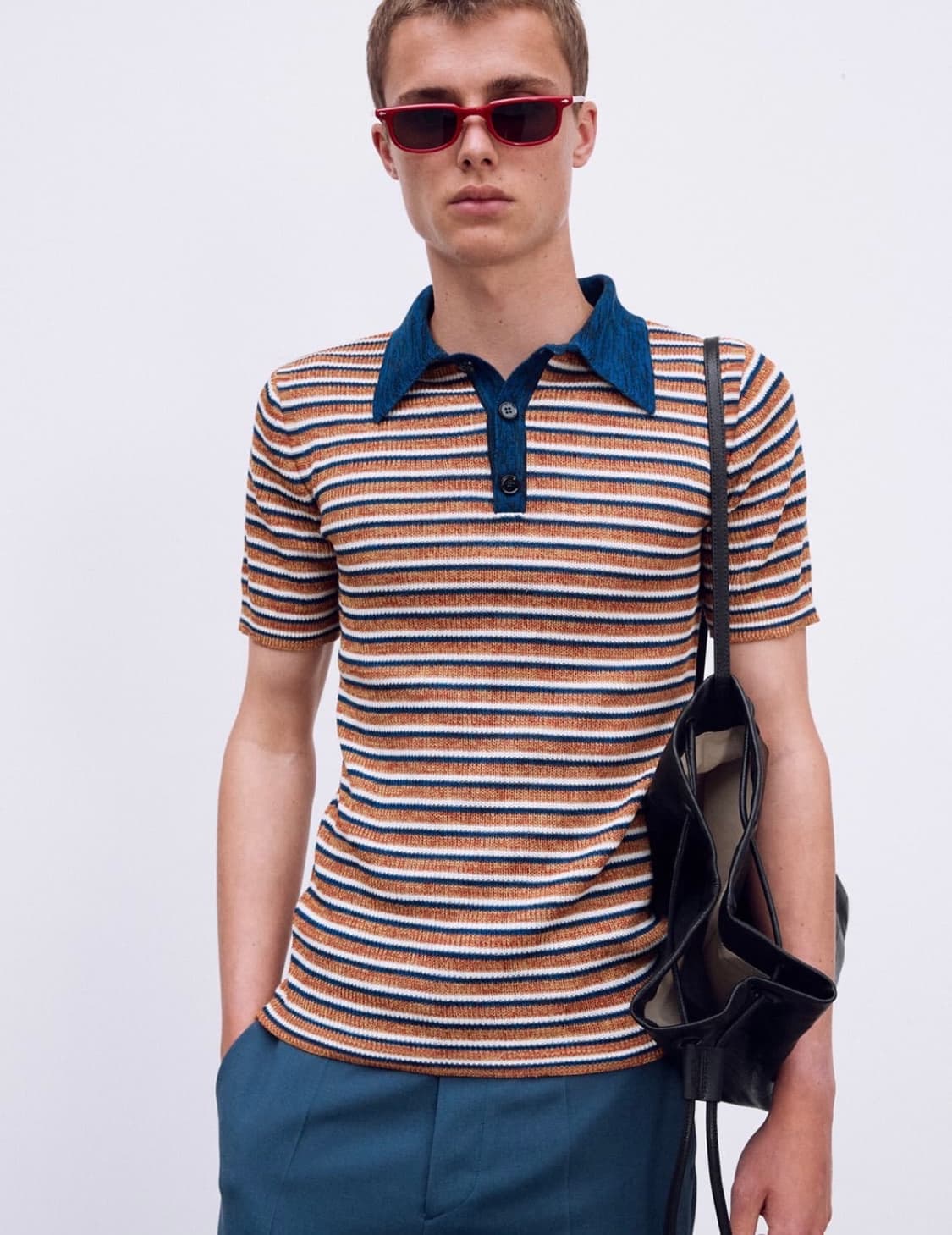 렉토 프렌치 폴로 니트 반팔 상품이미지1