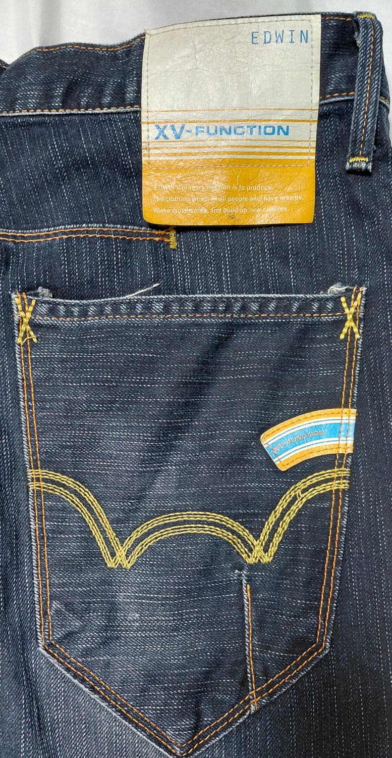 [30] 에드윈(EDWIN) XV-FUNCTION 입체패턴 빈티지 데님 상품이미지9