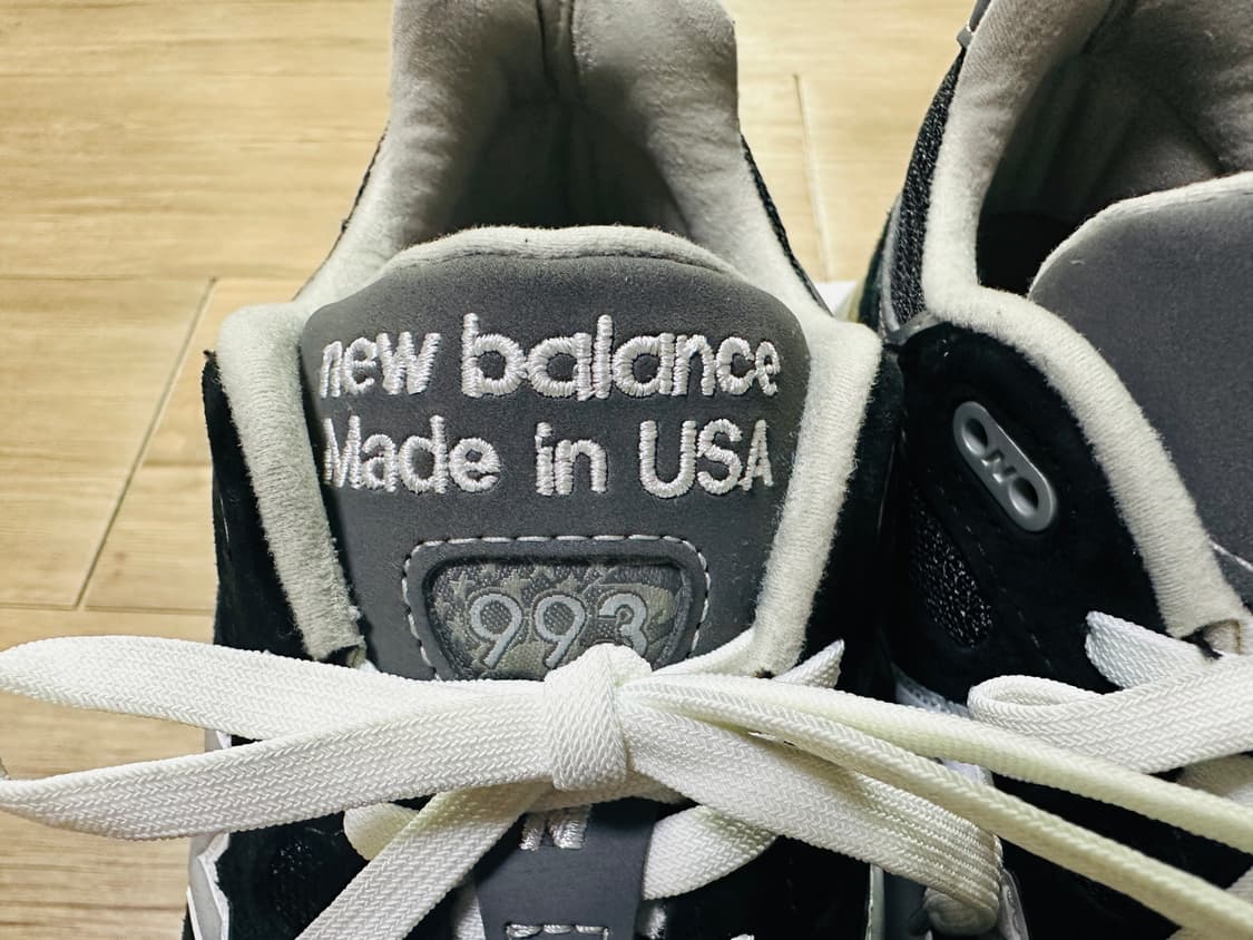 [255] 뉴발란스 993 메이드 인 USA 블랙 - D 스탠다드 상품이미지5
