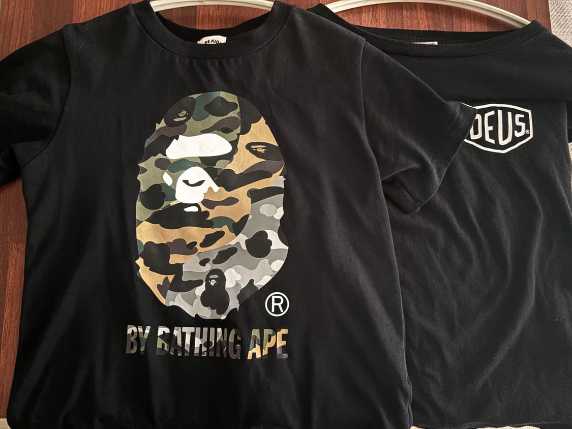 베이프 카모 반팔_키즈 상품이미지1