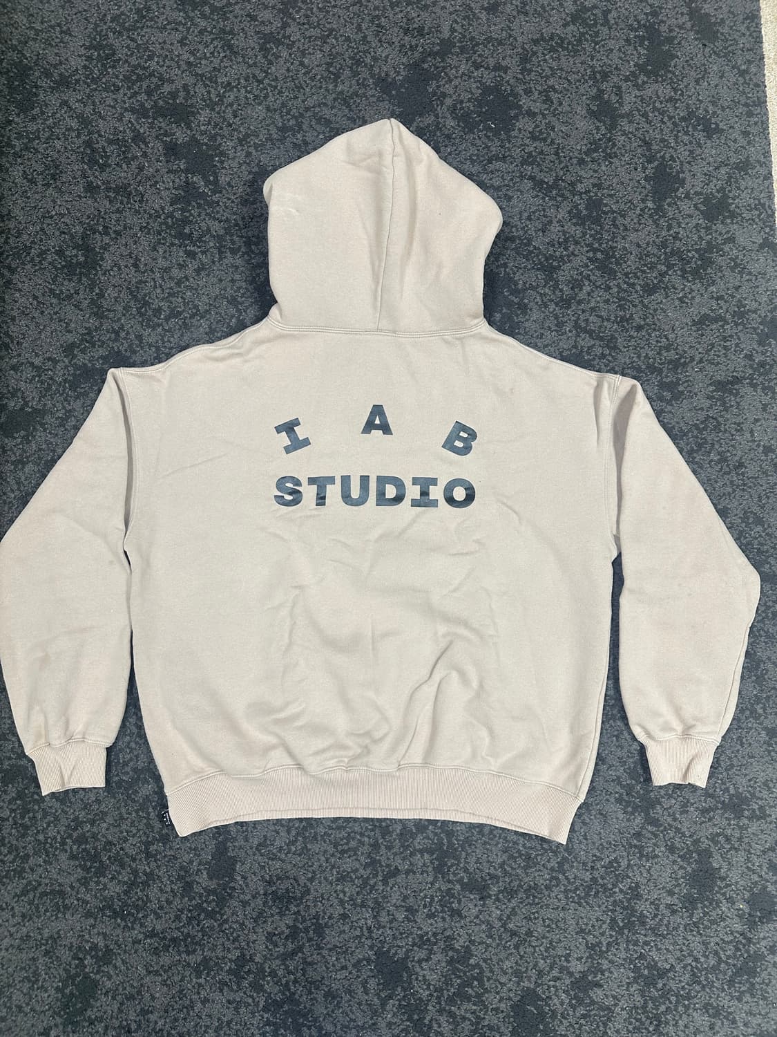 아이앱 스튜디오 로고 후드 베이지 XL 상품이미지2