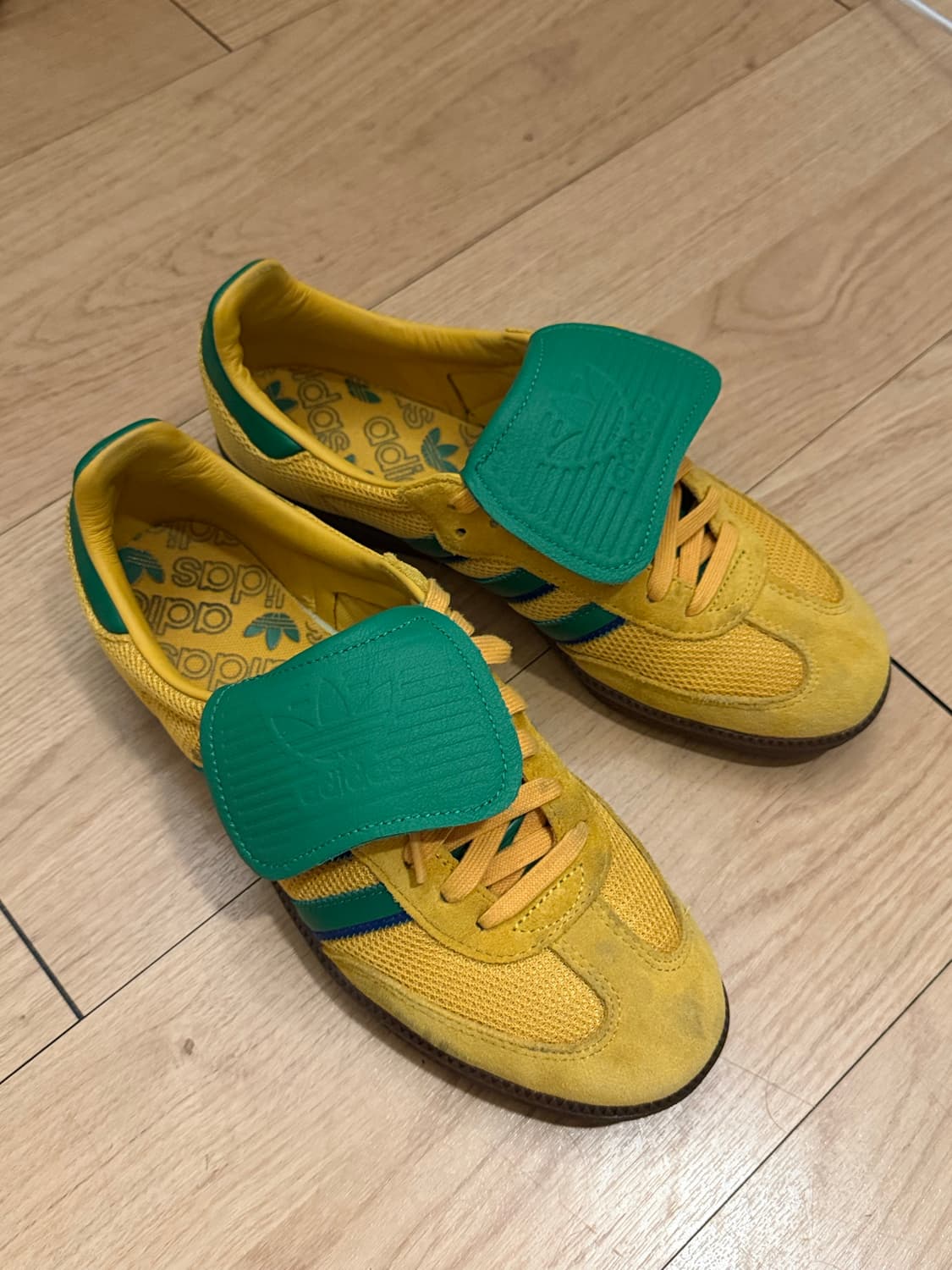아디다스 삼바 옐로우 그린 270 상품이미지2